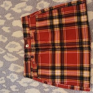 American eagle plaid skirt Size 0